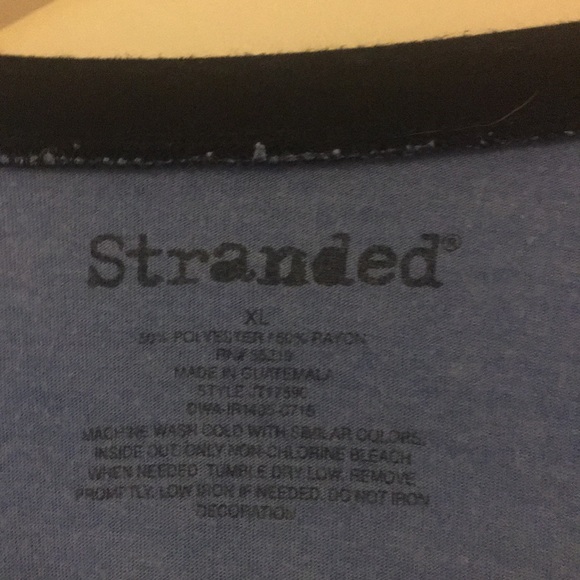 Blue Stranded LA long sleeved shirt - Picture 3 of 3